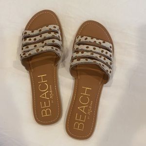 Matisse Boardwalk Genuine Calf Hair Slide Sandal